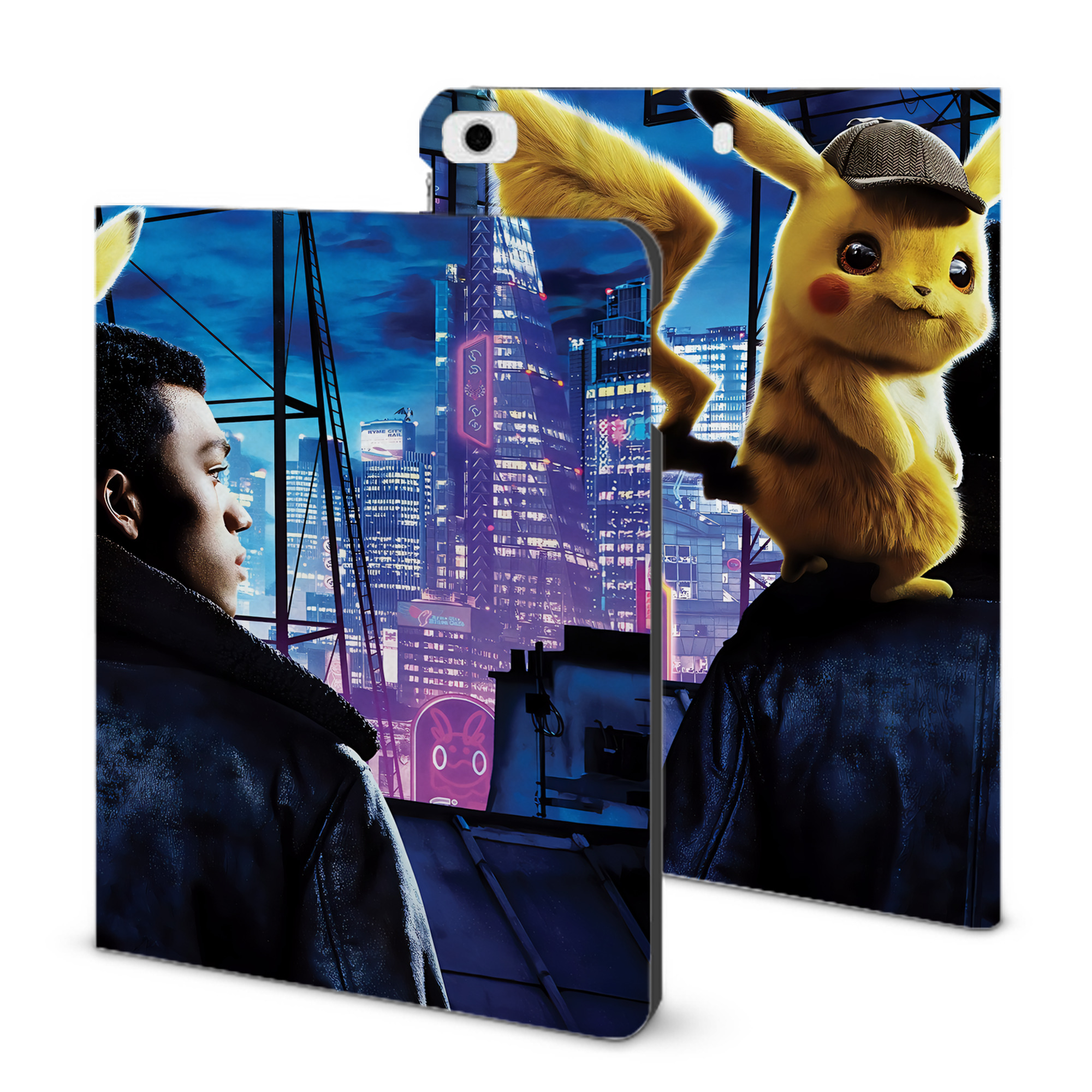 （画像用） ポケットモンスター Pokémon IPad ケース ブック型 PUレザー TPU 耐衝撃 軽量 薄型 ペン収納なし 全面保護 IPad 各モデル対応